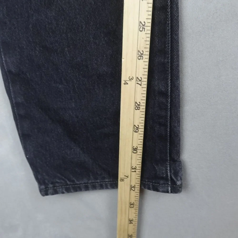 Levi’s 501 Jeans Original Fit Mens 32x34 Black Straight Button Fly Denim